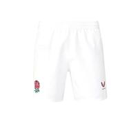 Castore England Rugby Men's Home Replica Short, White, 4XL
