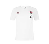 Castore England Rugby Women's Off Pitch Tee, White, 22