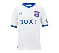 Castore Rangers FC 2024/25 Away Shirt Junior - White - Kids L