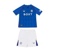 Castore Kids Rangers Home Minikit 2024 2025 Infants Blue/White 4-5 Years