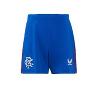 Castore Kids Rangers Home Shorts 2024 2025 Bottoms White/Blue 11-12 Years