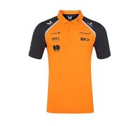 Castore McLaren F1 2025 Men's Team Polo Shirt, Autumn Glory / Phantom, Medium