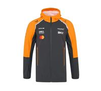 Castore McLaren F1 2025 Team Lightweight Rain Jacket, Phantom/ Autumn Glory, XS