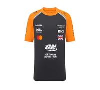 Castore McLaren F1 Kids 2025 Lando Norris Team Set Up T-Shirt, Phantom / Autumn Glory, L