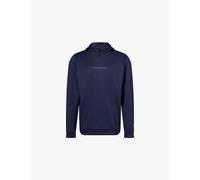 Castore Mens Castore Flex Logo-Embroidered Stretch-Jersey Hoody Castore Navy/Pewter M