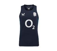 Castore Mens England Performance Sleeveess Singlet 2025 Ink/Storm L