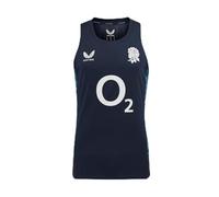 Castore Mens England Performance Sleeveess Singlet 2025 Ink/Storm M