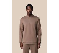 Castore Men's Flex 1/4 Zip Sweatshirt Brown/Grey in Brown | Size: Medium Castore Brown M