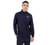 Castore Mens Golf Mainline Classic Zip Mock Sweater - Midnight Navy - S