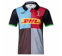 Castore Mens Official Harlequins Replica Shirt, Harlequins Fans Rugby Union Shirt, Harlequins Rugby Football Shirt, Quins Replica Rugby Shirt (UK, Alpha, XL, Regular, Regular, Blue)