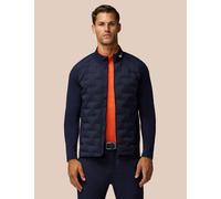 Castore Men's Pinnacle Hybrid Zip Up Sports Jacket - Navy, Navy,Black