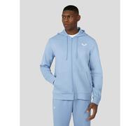Castore Mens Protek Scuba Full-Zip Hoodie Size: Medium, Colour: Sky Blue