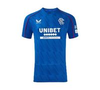 Castore Mens Rangers Authentic Home Shirt 2024 2025 Blue XXL