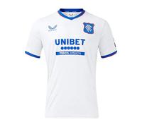 Castore Mens Rangers Away Shirt 2024 2025 Adults Grey/Blue M