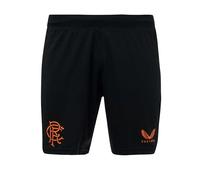 Castore Mens Rangers FC Athletic ShortsS R Black/Orange Print GT13870