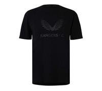 Castore Mens Rangers FC Logo Regular T-ShirtS Black GT30345