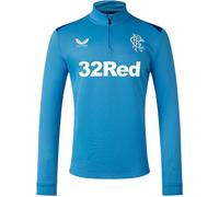 Castore Mens Rangers FC Quarter Zip Training Fleece Top GT31486