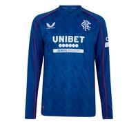 Castore Mens Rangers Home Long Sleeve Shirt 2024 2025 Adults Blue XL