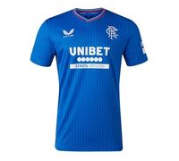 Castore Mens Rangers Home Shirt 2023 2024 Adults Short