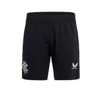 Castore Mens Rangers Third Shorts 2024 2025 Adults Caviar/Tomato L