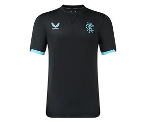 Castore Mens Rangers Travel T-Shirt 2023 2024 Tee Top Black S