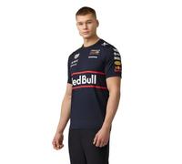 Red Bull Racing F1 Team T-Shirt, Official Team Kit 2025 Season, Night Sky Blue (UK, Alpha, L, Regular, Regular, Navy)