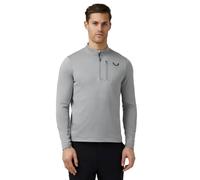 Castore Mens Tech Half Zip Golf Sweater - Steel Marl - L
