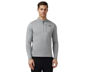 Castore Mens Tech Half Zip Golf Sweater - Steel Marl - L