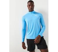 Castore Mens Training Adapt 1/4 Zip Long Sleeve Top, Blue, Size 2Xl, Men Blue