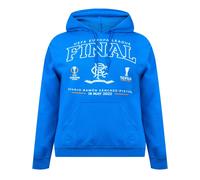 Castore Rangers 2022 Final Hoodie Mens L Blue