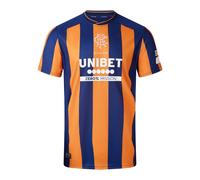 Castore Rangers 3rd Mens Short Sleeve Jersey 2023/2024 Size: Extra Large, Colour: Orange