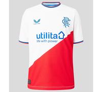 Castore Rangers 22 23 Kids Away Shirt White