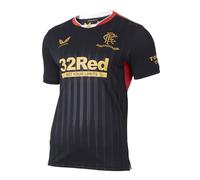 Castore Rangers Away Mens Short Sleeve Jersey 2021/2022 Colour: Black, Size: Medium