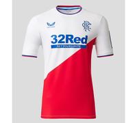 Castore Rangers Away Mens Short Sleeve Jersey 2022/2023 Colour: White, Size: Medium