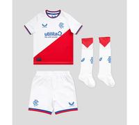 Castore Rangers Away Mini Kit 2022/2023 Colour: White, Size: 3-4 years