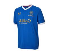 Castore Rangers Home Junior Short Sleeve Jersey 2021/2022 Colour: Blue, Size: Youth Small