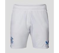 Castore Rangers Home Mens Short 2022/2023 Colour: White, Size: Small