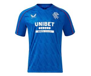 Castore Rangers Home Mens Short Sleeve Jersey 2024/2025 Size: 4XL, Colour: Blue