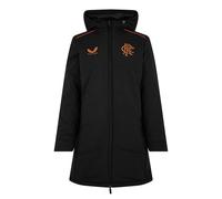 Castore Rangers Training Jacket Long Womens XS Black/Orange