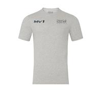 Castore Red Bull Racing F1 Max Verstappen Helmet T-Shirt, Grey, M