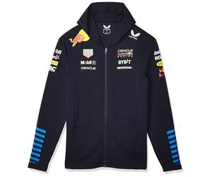 Castore Red Bull Racing Formula One Team - Official 2024 Formula 1 Merchandise - Replica Team Full Zip Sweatshirt Hoody - Night Sky - Unisex (UK, Alpha, 3XL, Regular, Regular, Night Sky)