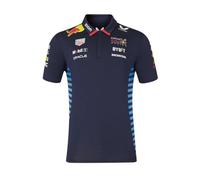 Red Bull Racing Formula One Team - Official 2024 Formula 1 Merchandise - Replica Team Set Up Short Sleeve Poloshirt - Night Sky - Unisex (UK, Alpha, M, Regular, Regular, Night Sky)