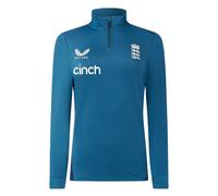 Castore Womens/Ladies England Cricket Quarter Zip Relaxed Fi8 UK Peacoat GT4829