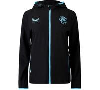 Castore Womens/Ladies Rangers FC Hooded JacketS Black/Blue GT48165