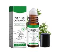 CastorGlo Organic Golden Castor Oil Roll-On, Organic Castor Oil Roll-On - For Radiant Skin, Lush Hair & Relaxation (1PC)