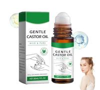 CastorGlo Organic Golden Castor Oil Roll-On,Pure Organic Cold Pressed Essential Oil,Natural Ingredients Women Massage Oils,Castorglo Castor Oil Roll on for Belly, Face, Body (1 Pcs)
