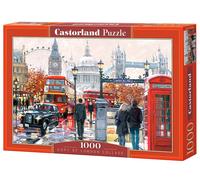 CASTORLAND 1000 Piece Jigsaw Puzzle, London Collage, Colorful Puzzle (US IMPORT)