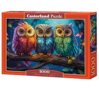Castorland 1000 Piece Jigsaw Puzzle: Three Little Owls
