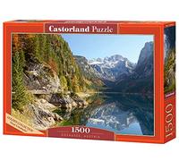CASTORLAND 1500 Piece Jigsaw Puzzle, Gosausee, Austria, Idyllic Puzzle, Mountain View, Adult Puzzle, Castorland C-152018-2