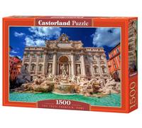 CASTORLAND 1500 Piece Jigsaw Puzzles, The Trevi Fountain, Rome, Italy, Baroque Style, Travel Puzzle, Italian Architecture, Adult Puzzle, Castorland C-152230-2